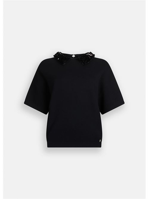 Maglia con paillettes LIU JO | CF5038MS55N/22222